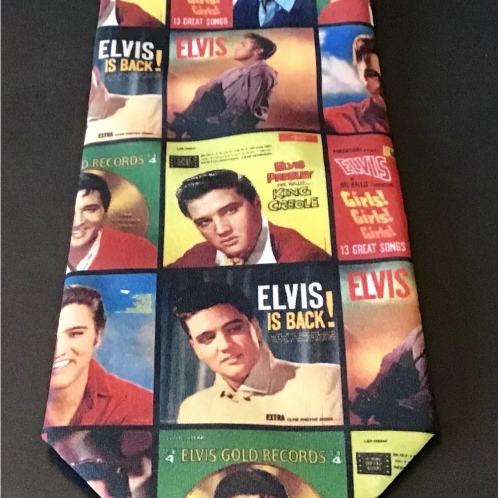 Ralph Marlin Elvis Presley Tie - Multicolor